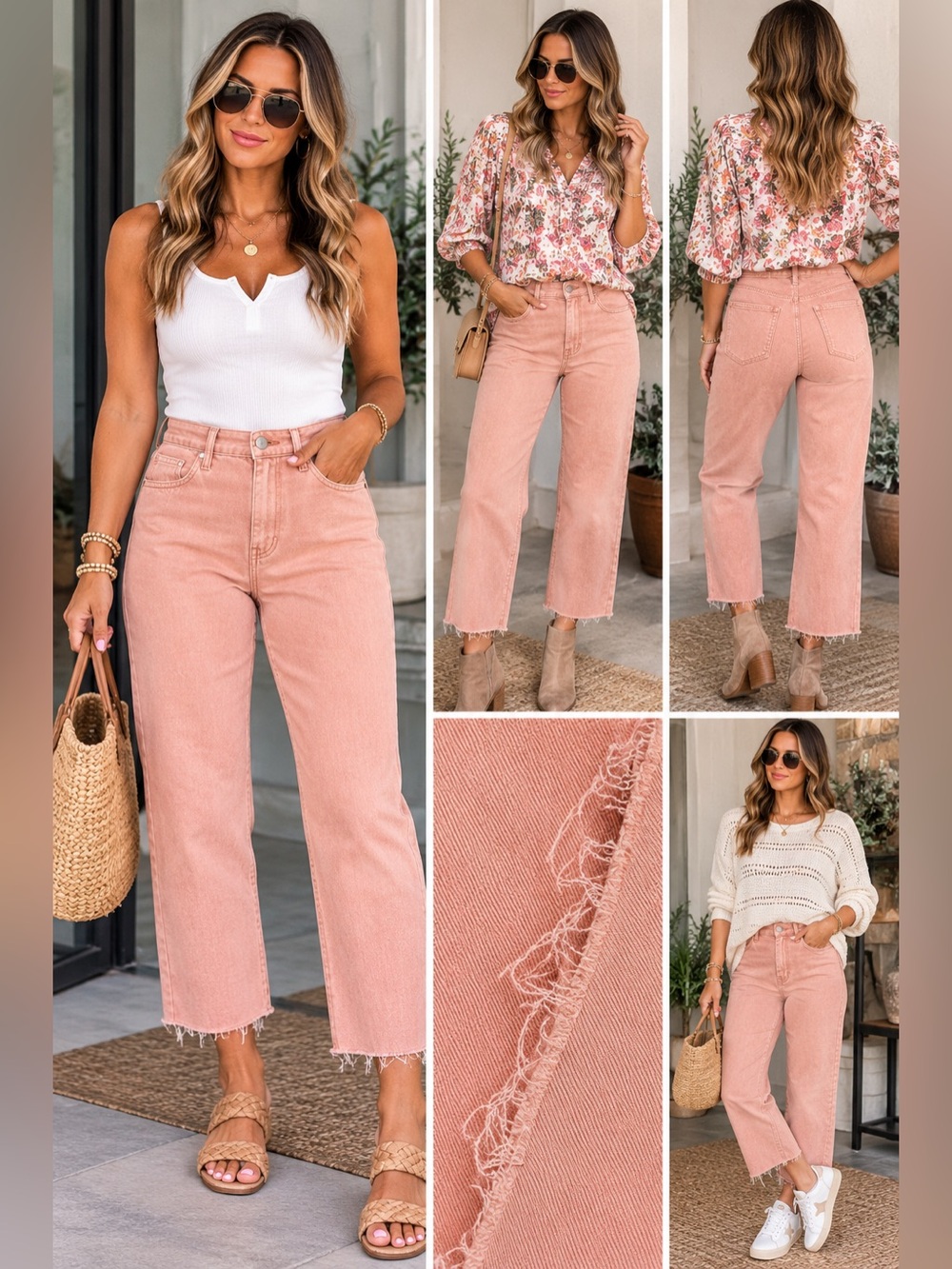 NWT Liverpool Los Angeles Wide Leg Pant in Rose Blush Size 10/30